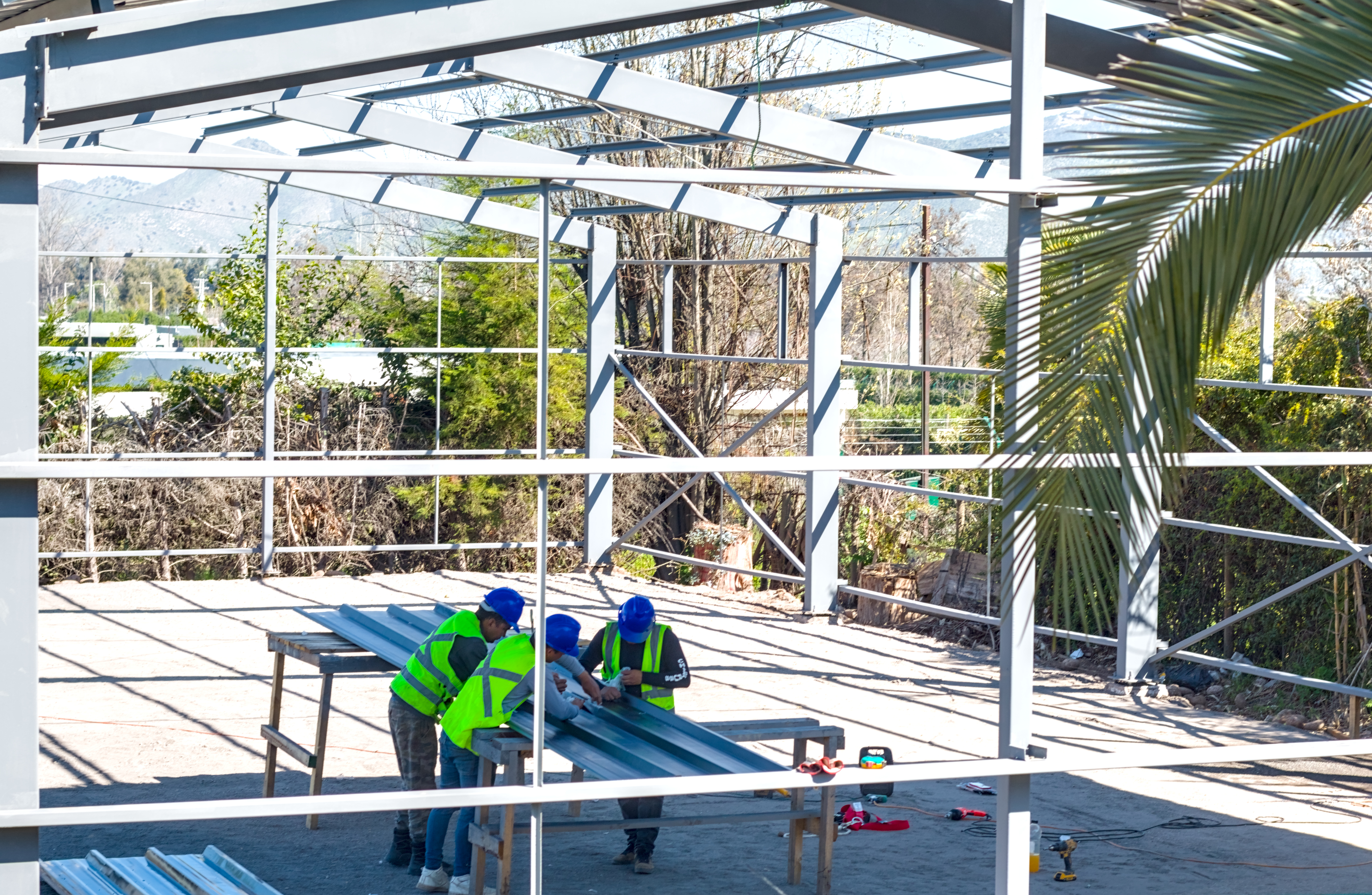 Estructura con panel